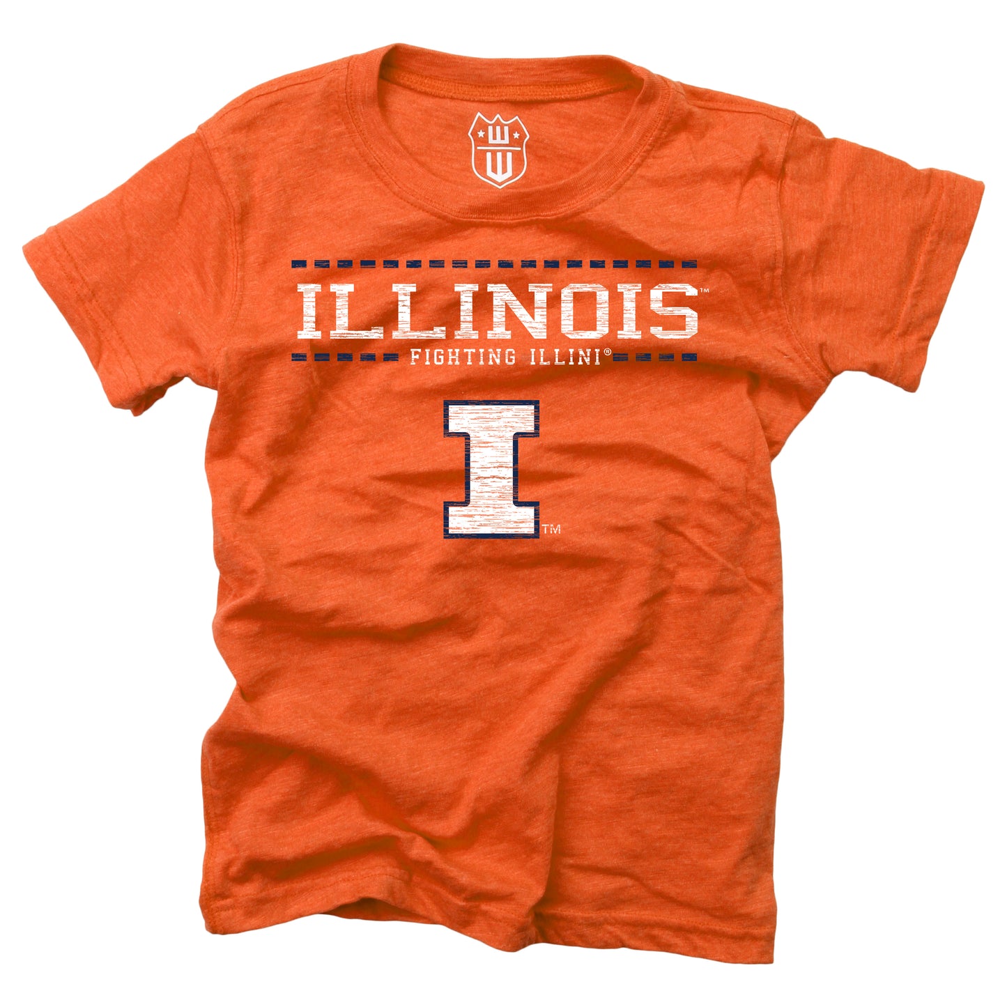 Illinois Fighting Illini NCAA Girls S/S Blended Tee