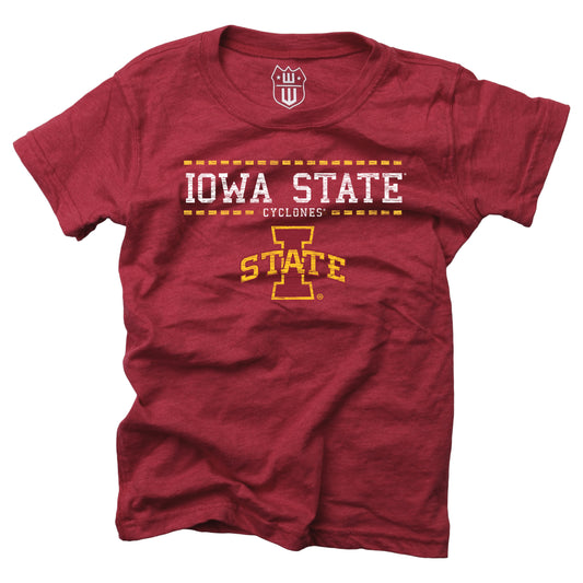 Iowa State Cyclones Youth NCAA S/S Blended Tee