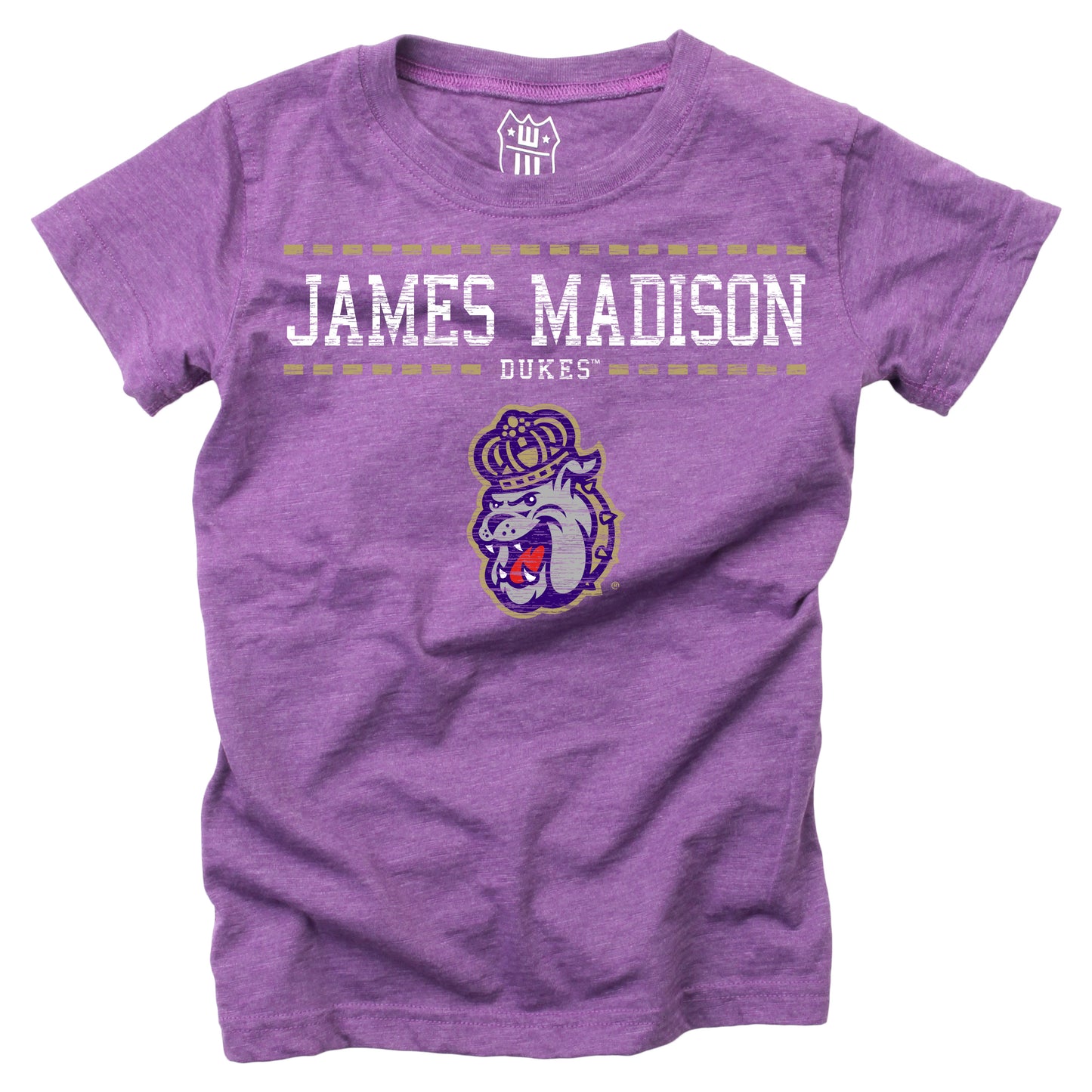 James Madison Dukes NCAA Girls S/S Blended Tee