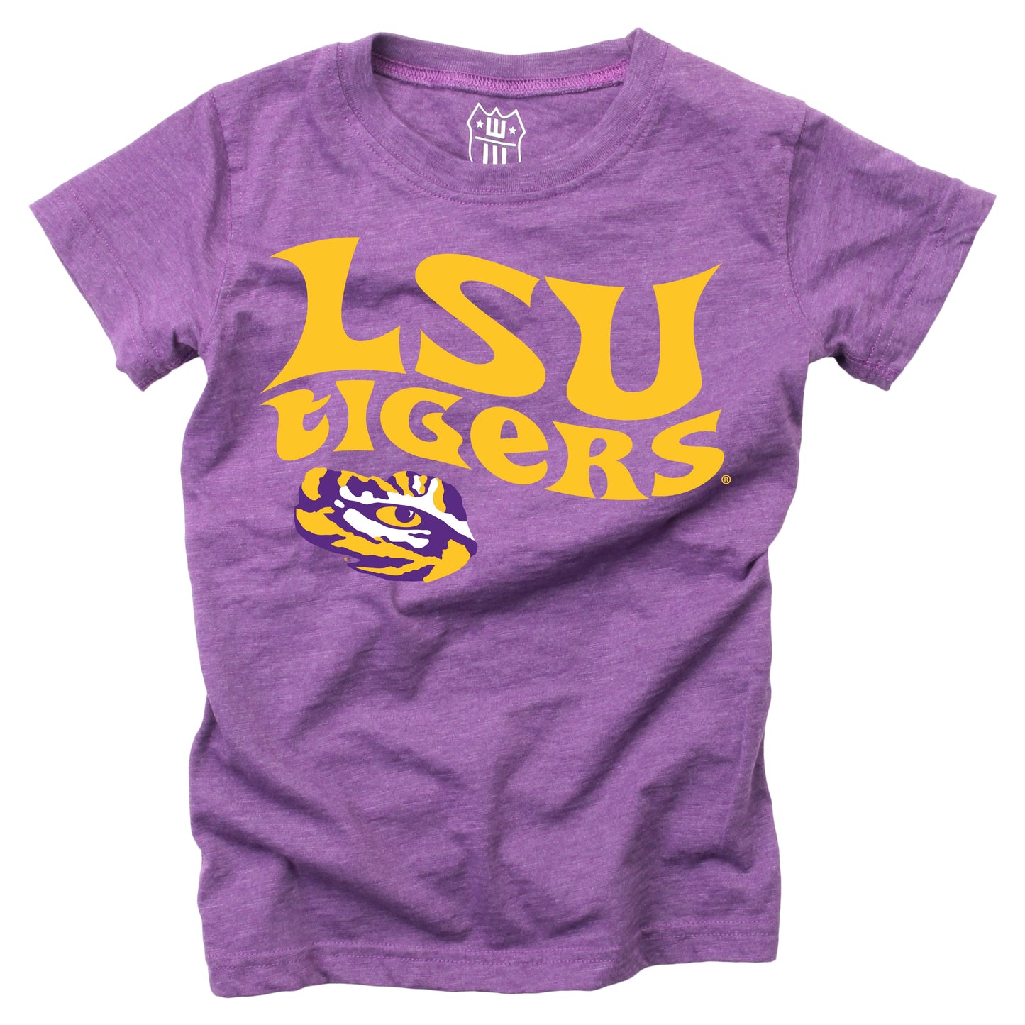 LSU Tigers Youth Girls Short Sleeve Blend Tee