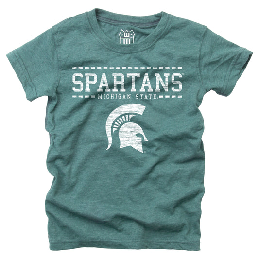 Michigan State Spartans NCAA Girls S/S Blended Tee