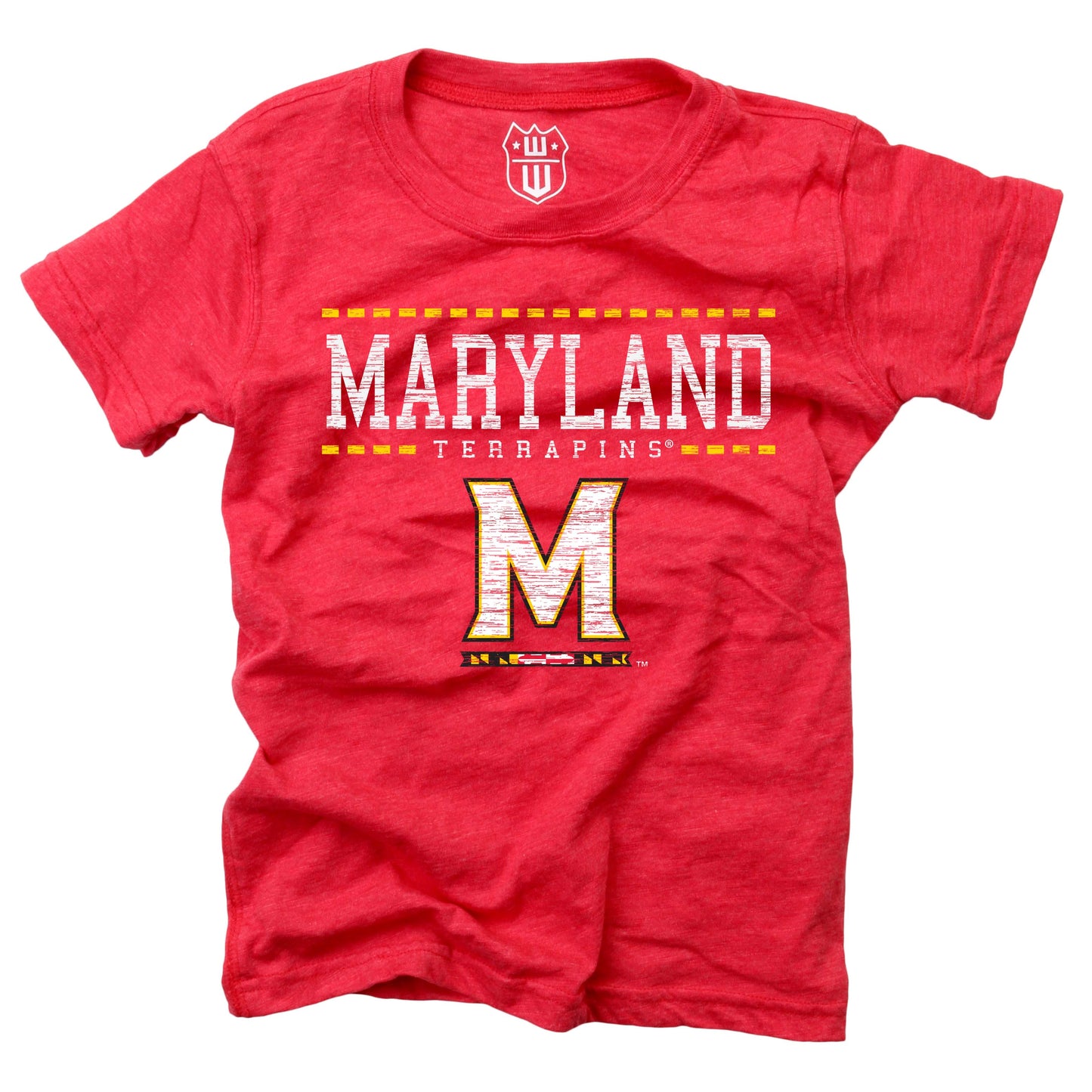 Maryland Terrapins NCAA Girls S/S Blended Tee
