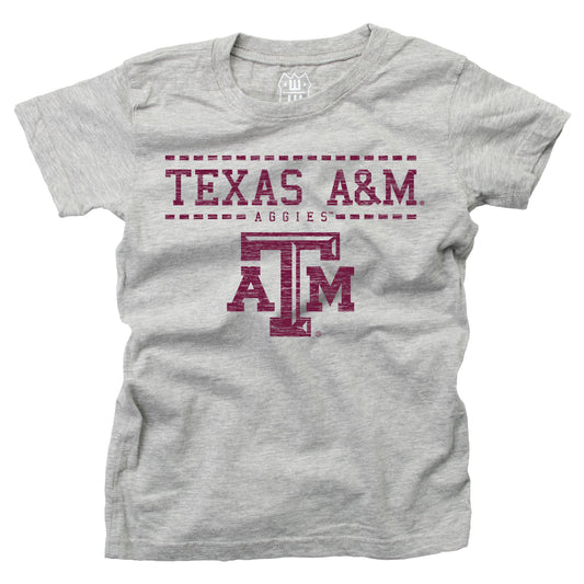 Texas A&M Aggies NCAA Girls S/S Blended Tee - Heather