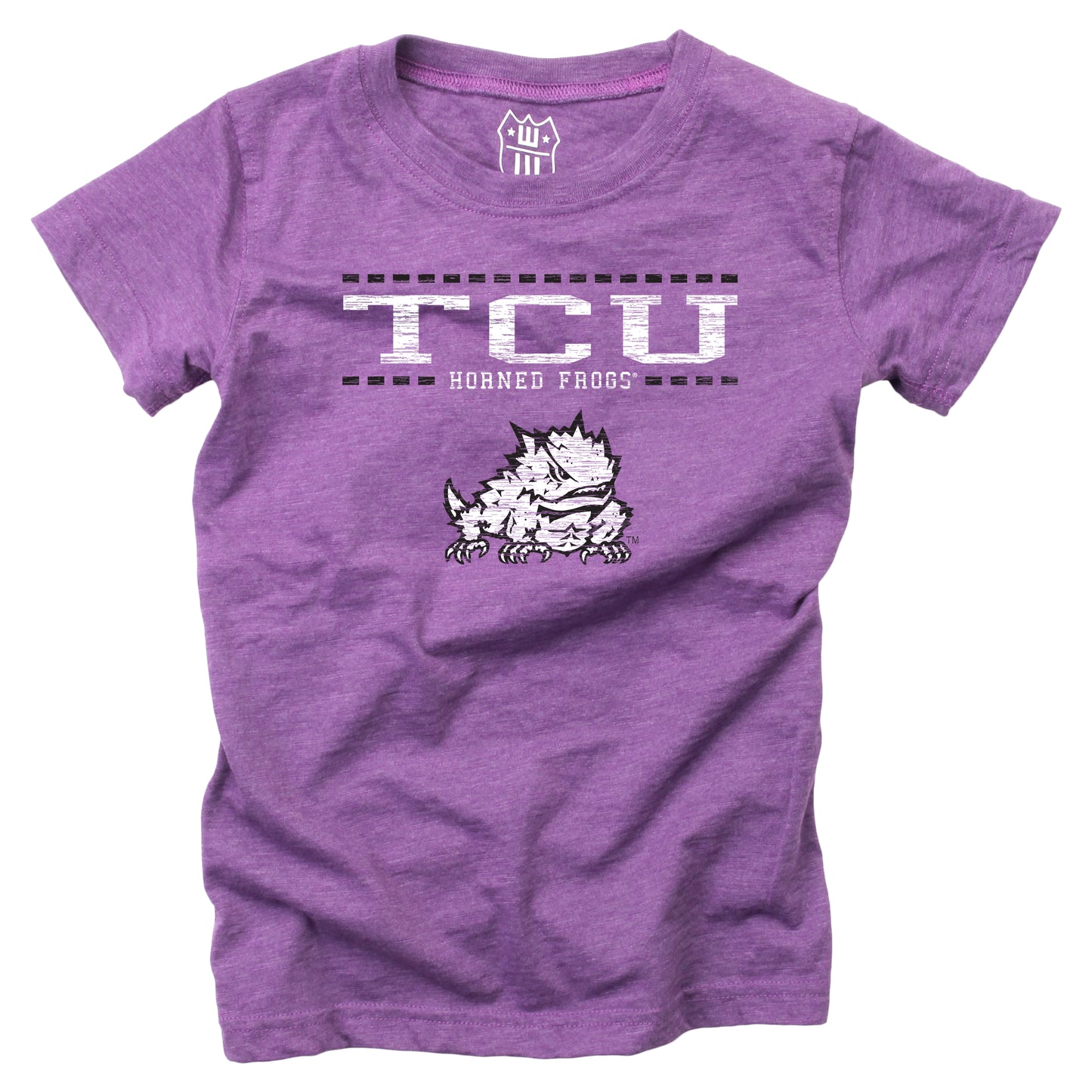 TCU Horned Frogs NCAA Girls S/S Blended Tee