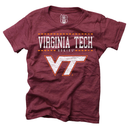 Virginia Tech Hokies NCAA Girls S/S Blended Tee