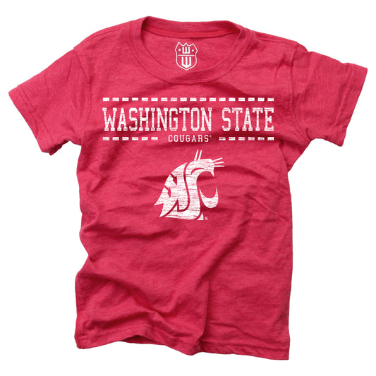 Washington State Cougars NCAA Girls S/S Blended Tee