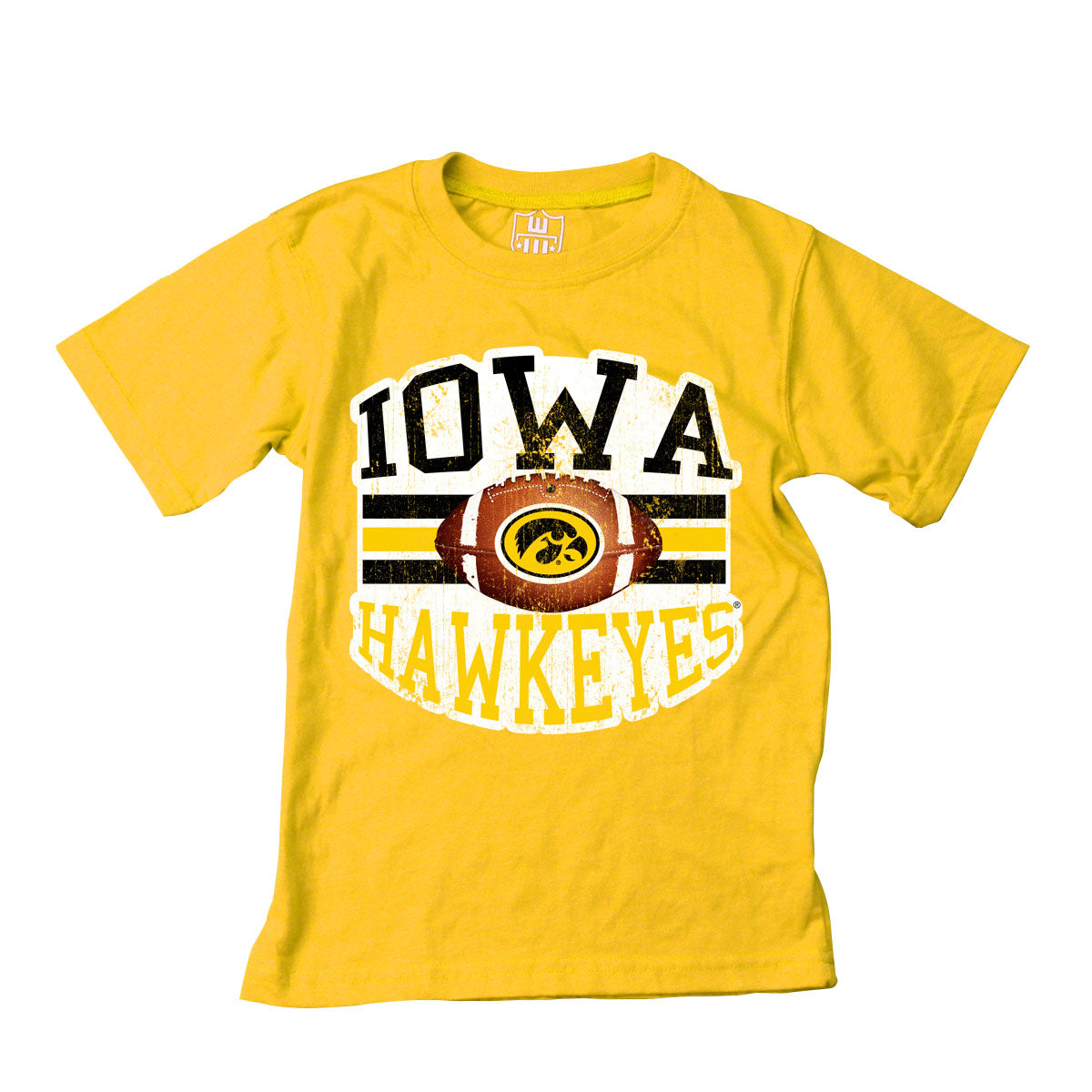 Iowa Hawkeyes Youth Boys Football Tee