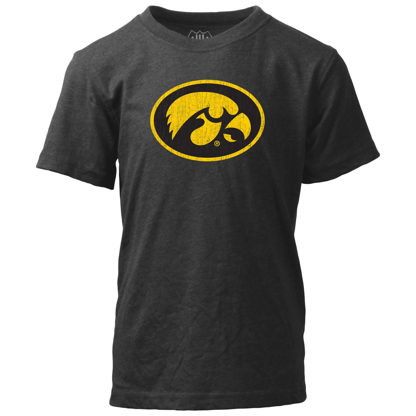 Iowa Hawkeyes Youth SS Blend Tee - Black