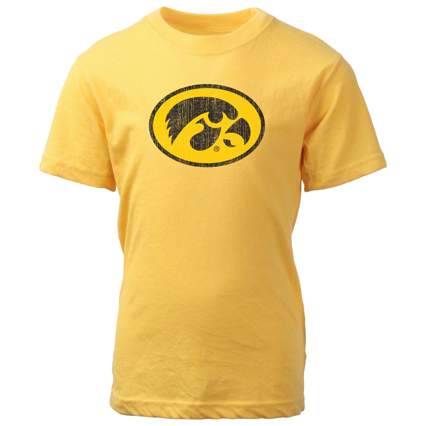 Iowa Hawkeyes Youth SS Blend Tee - Gold