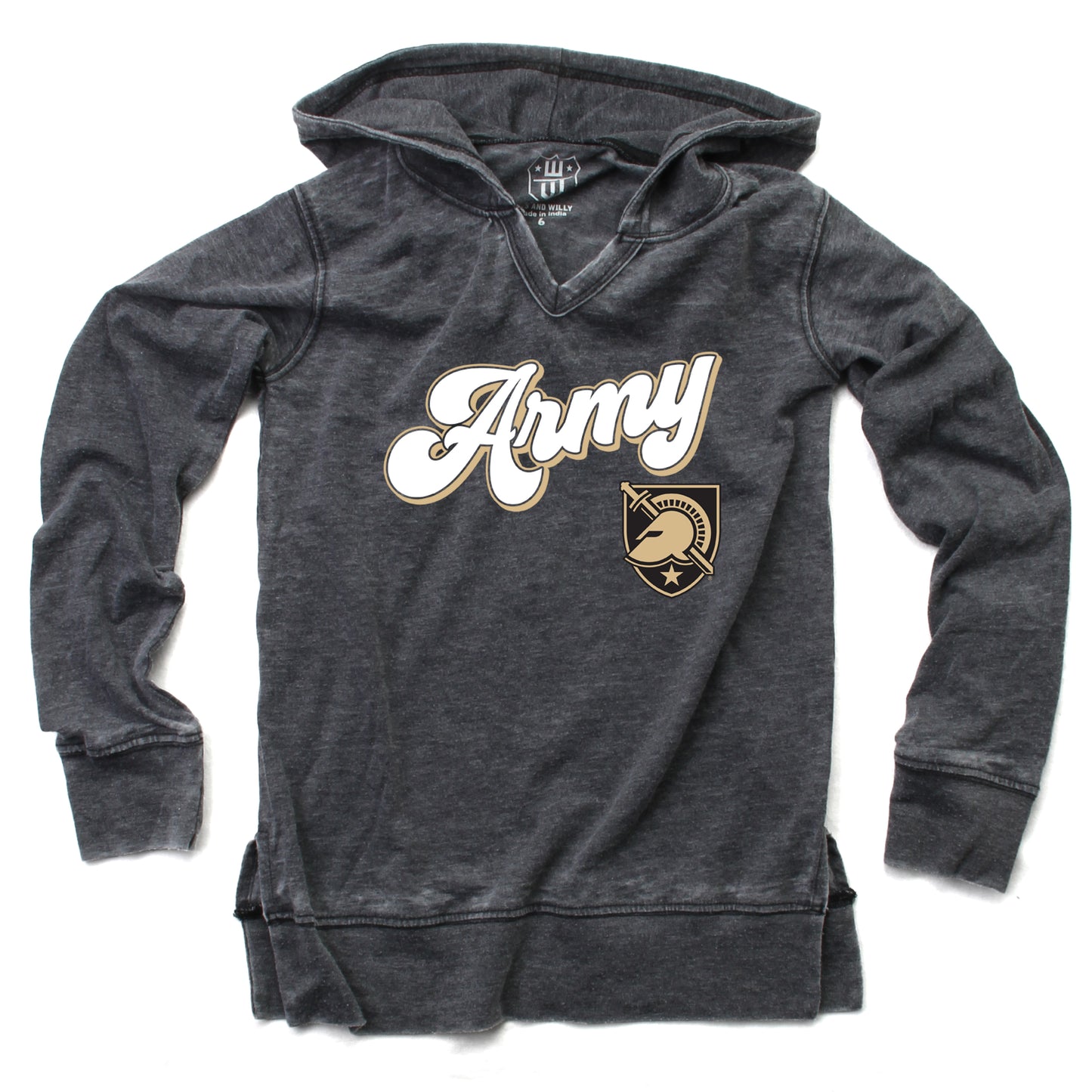 Army Black Knights NCAA Girls VNeck Hoodie Tee