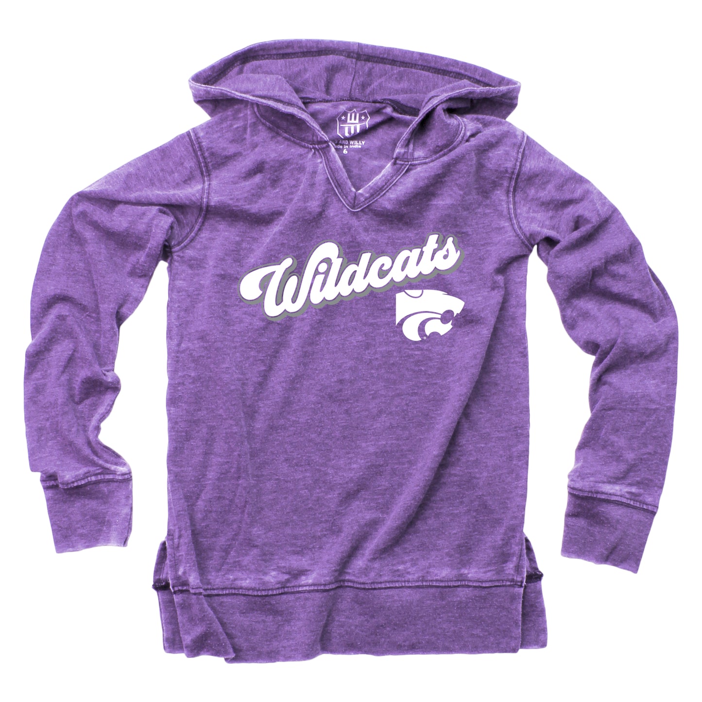 Kansas State Wildcats NCAA Girls VNeck Hoodie Tee