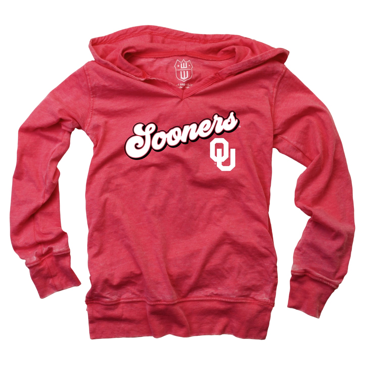 Oklahoma Sooners NCAA Girls VNeck Hoodie Tee