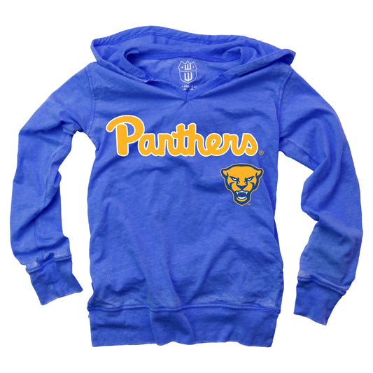 Pittsburgh Panthers NCAA Girls VNeck Hoodie Tee