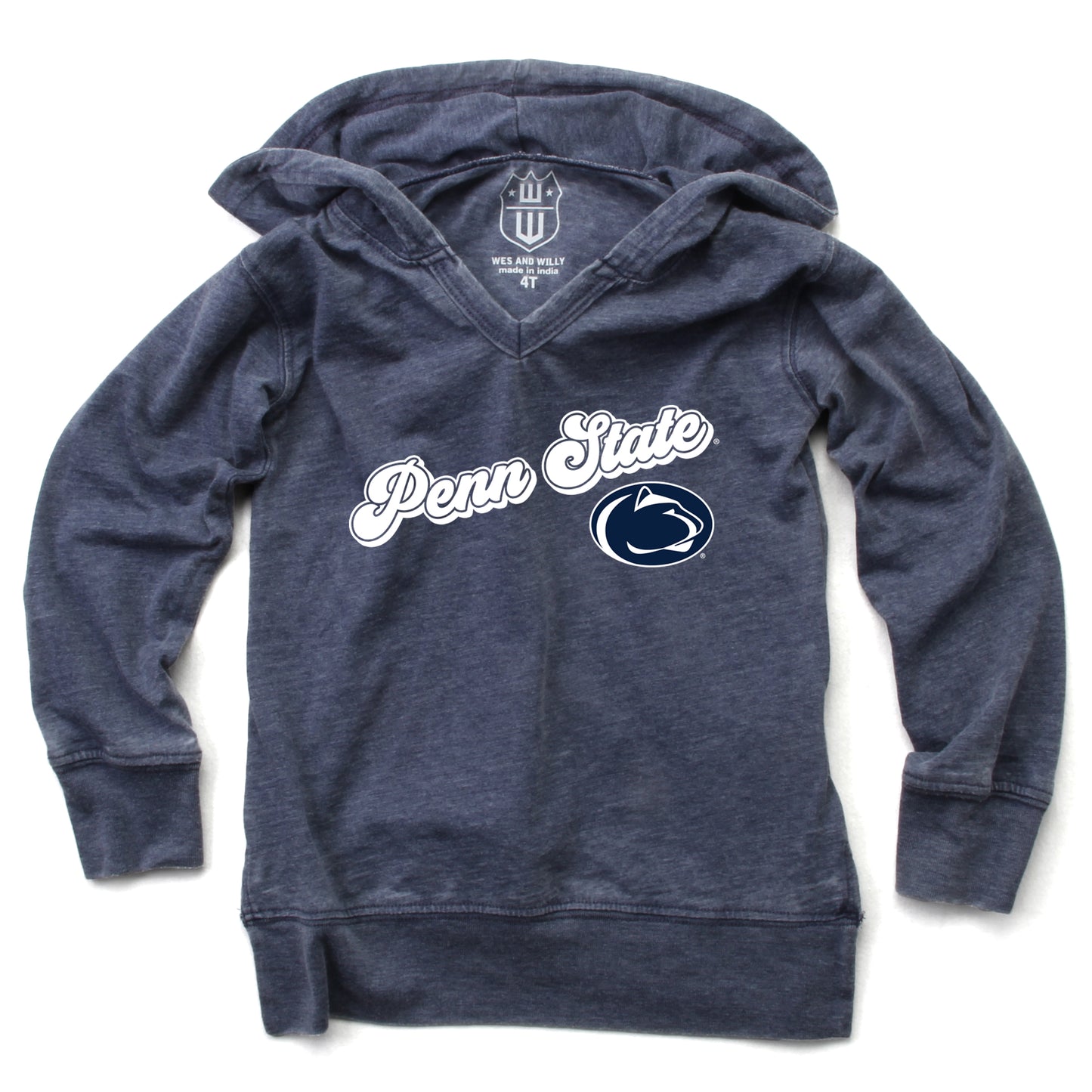 Penn State Nittany Lions NCAA Girls VNeck Hoodie Tee