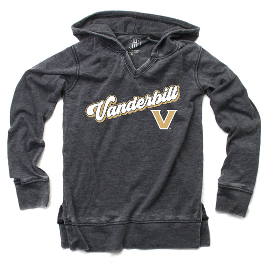 Vanderbilt Commodores NCAA Girls VNeck Hoodie Tee