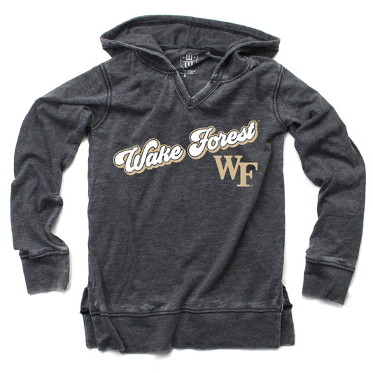 Wake Forest Demon Deacons NCAA Girls VNeck Hoodie Tee