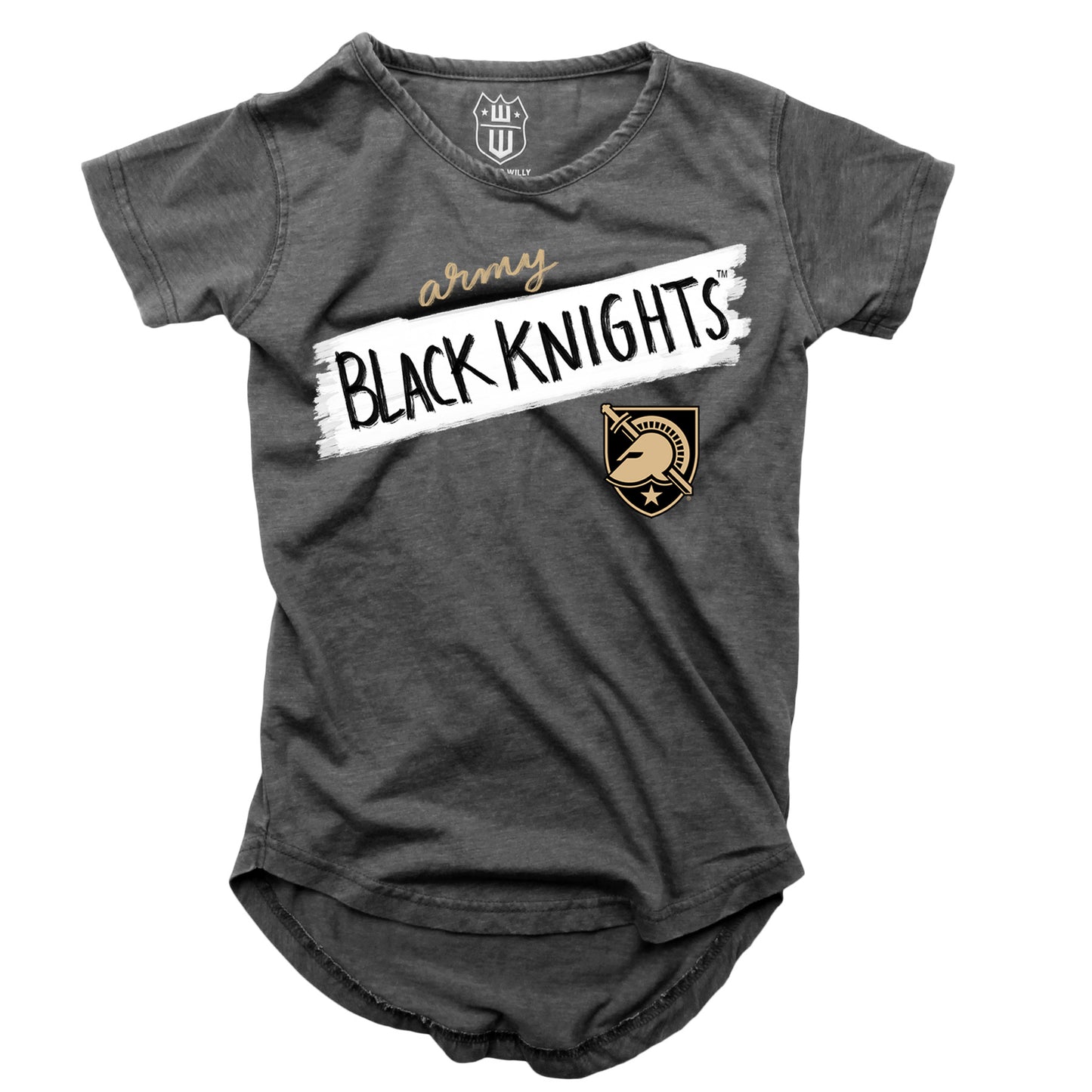 Army Knights NCAA Girls S/S Burnout Tee