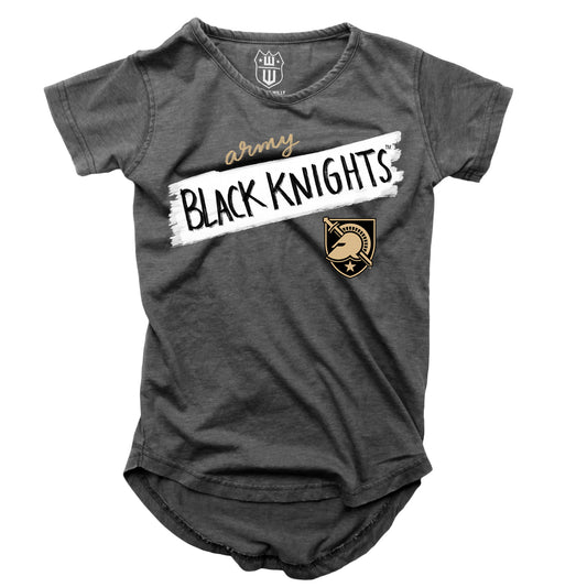 Army Knights NCAA Girls S/S Burnout Tee