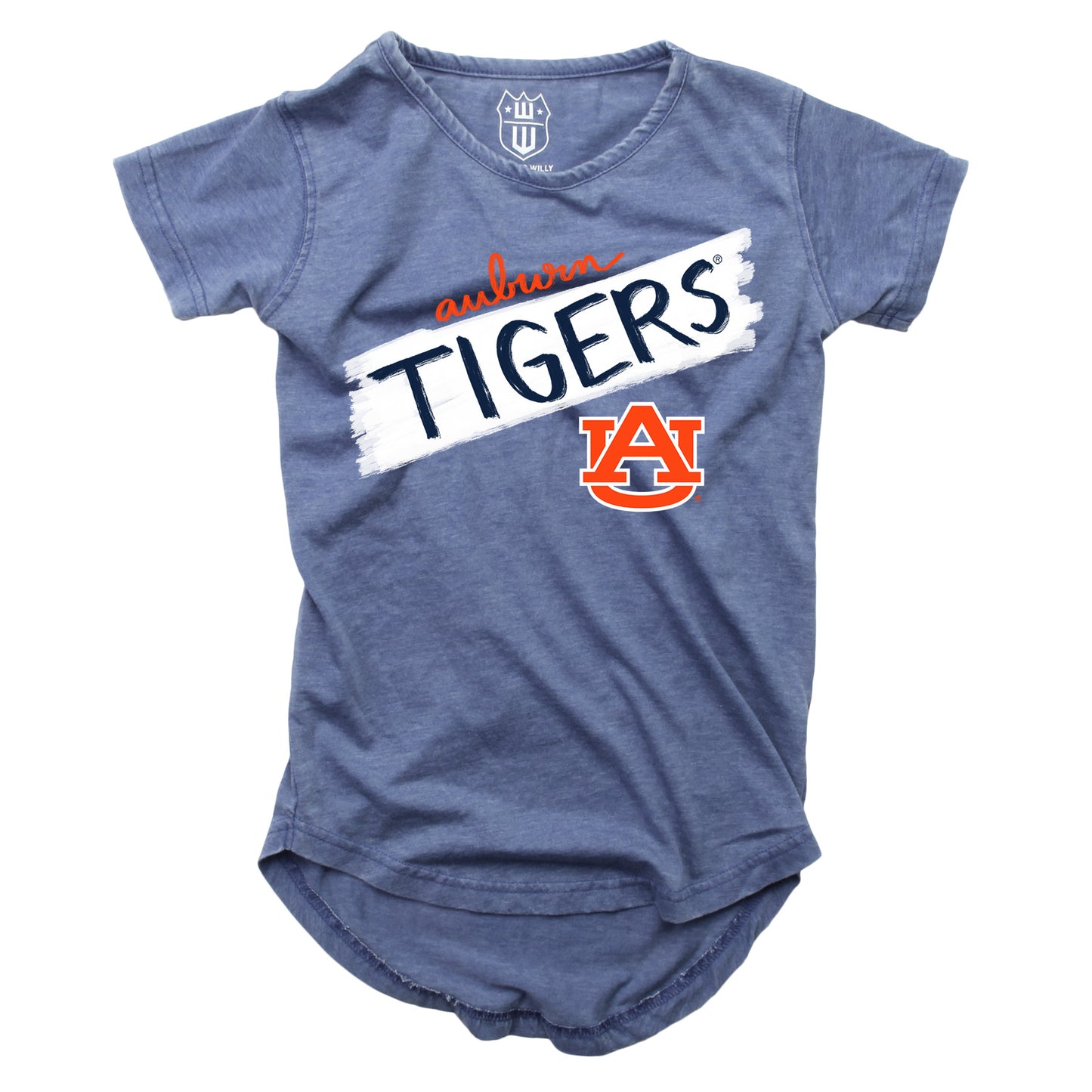 Auburn Tigers NCAA Girls S/S Burnout Tee