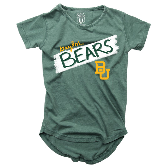 Baylor Bears NCAA Girls S/S Burnout Tee
