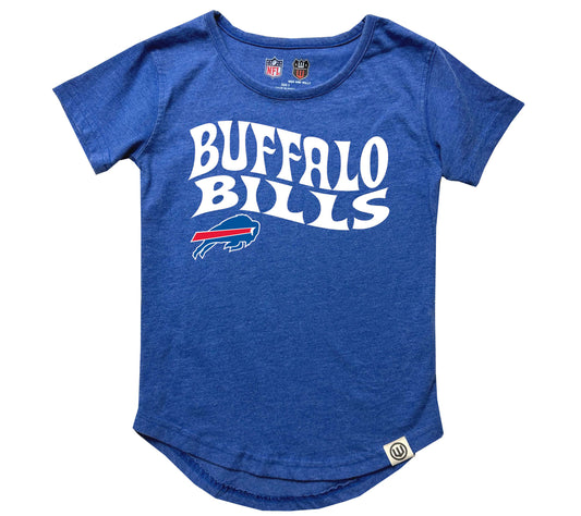 Wes and Willy Buffalo Bills NFL Girl's Burnout T-Shirt