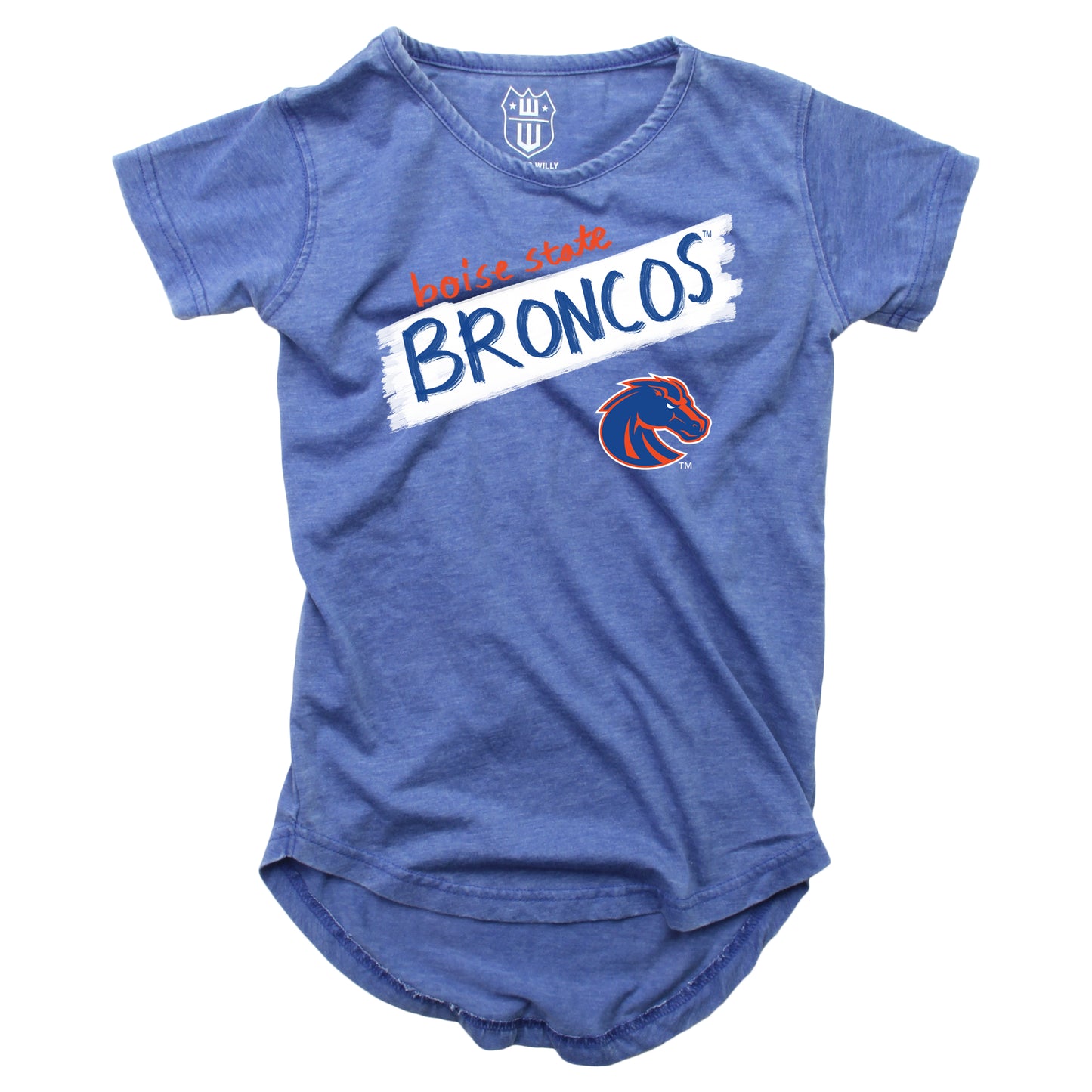 Boise State Broncos NCAA Girls S/S Burnout Tee