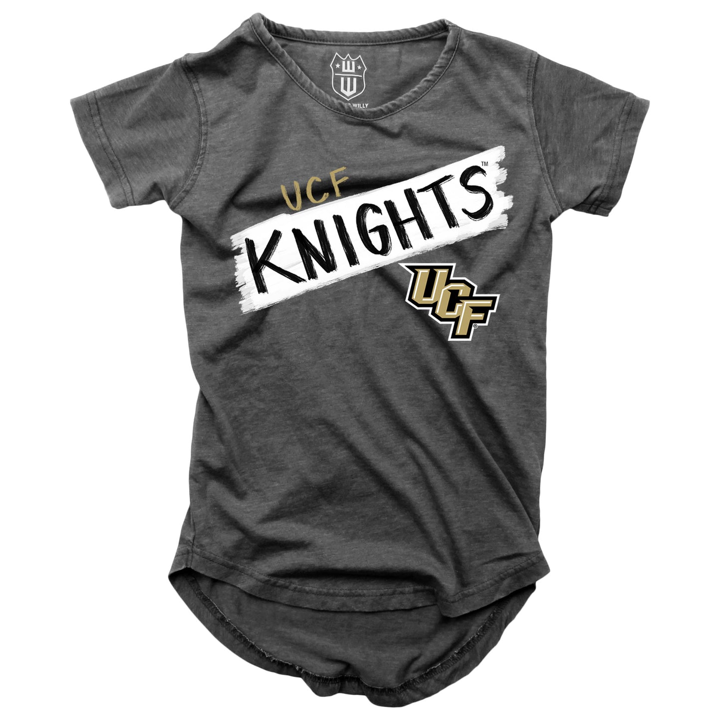 UCF Knights NCAA Girls S/S Burnout Tee