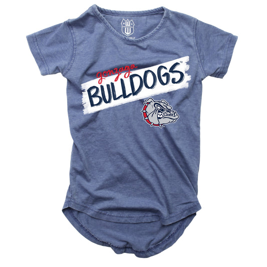 Gonzaga Bulldogs NCAA Girls S/S Burnout Tee
