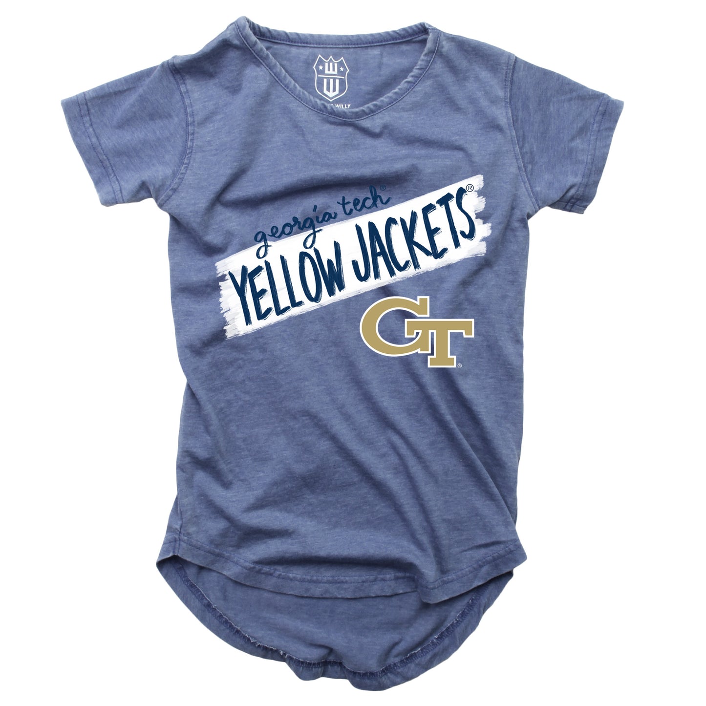 Georgia Tech Yellow Jackets NCAA Girls S/S Burnout Tee