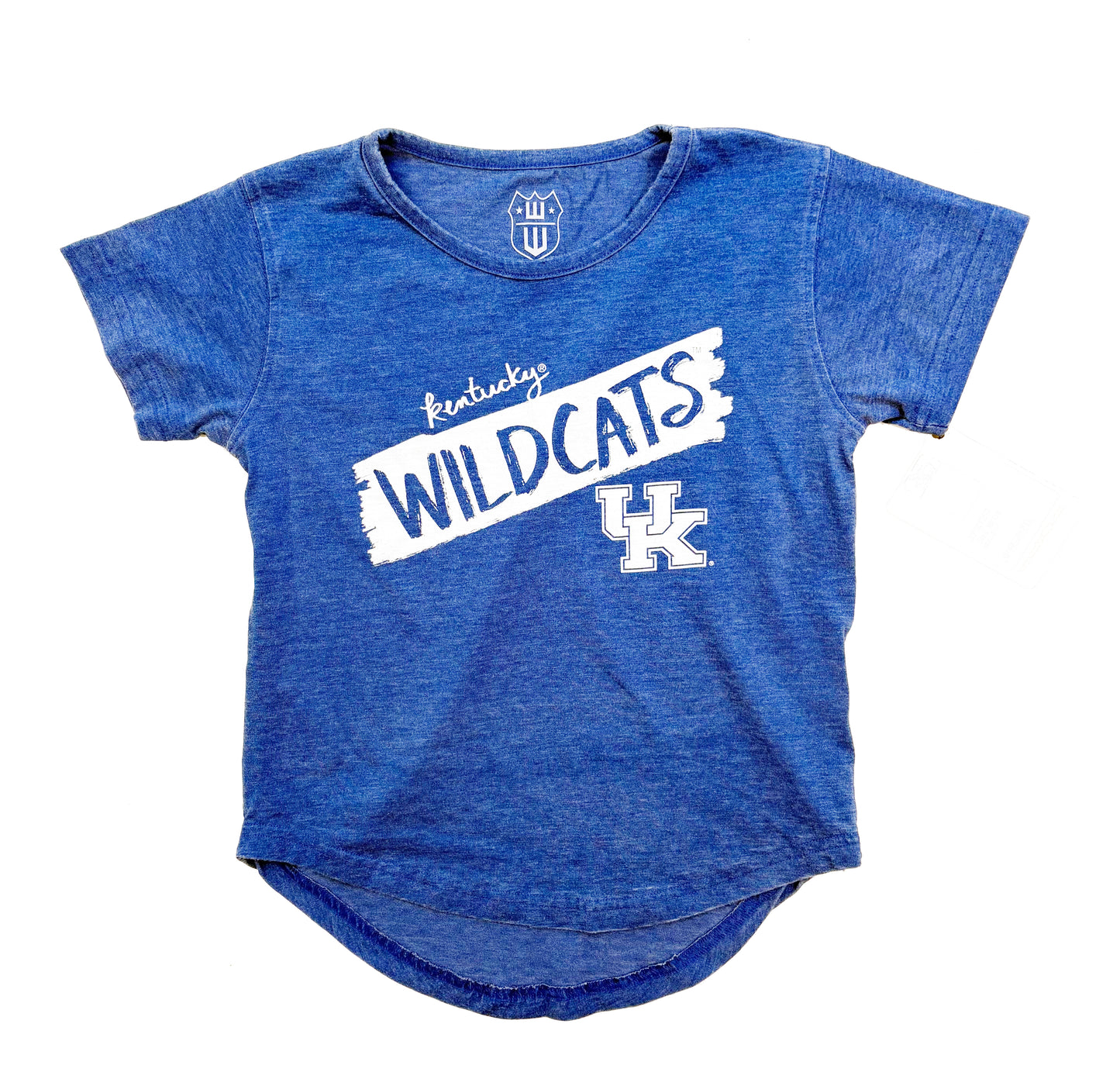 Kentucky Wildcats Youth Girls Burnout High Low Tee