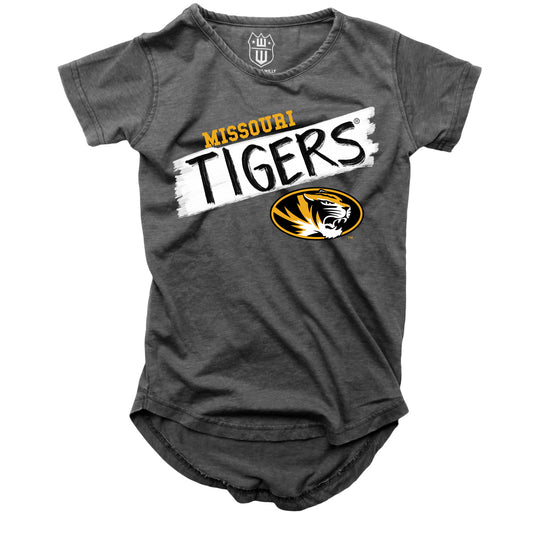 Missouri Tigers  NCAA Girls S/S Burnout Tee