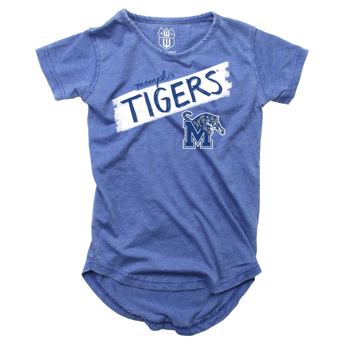 Memphis Tigers NCAA Girls S/S Burnout Tee Memphis Tigers