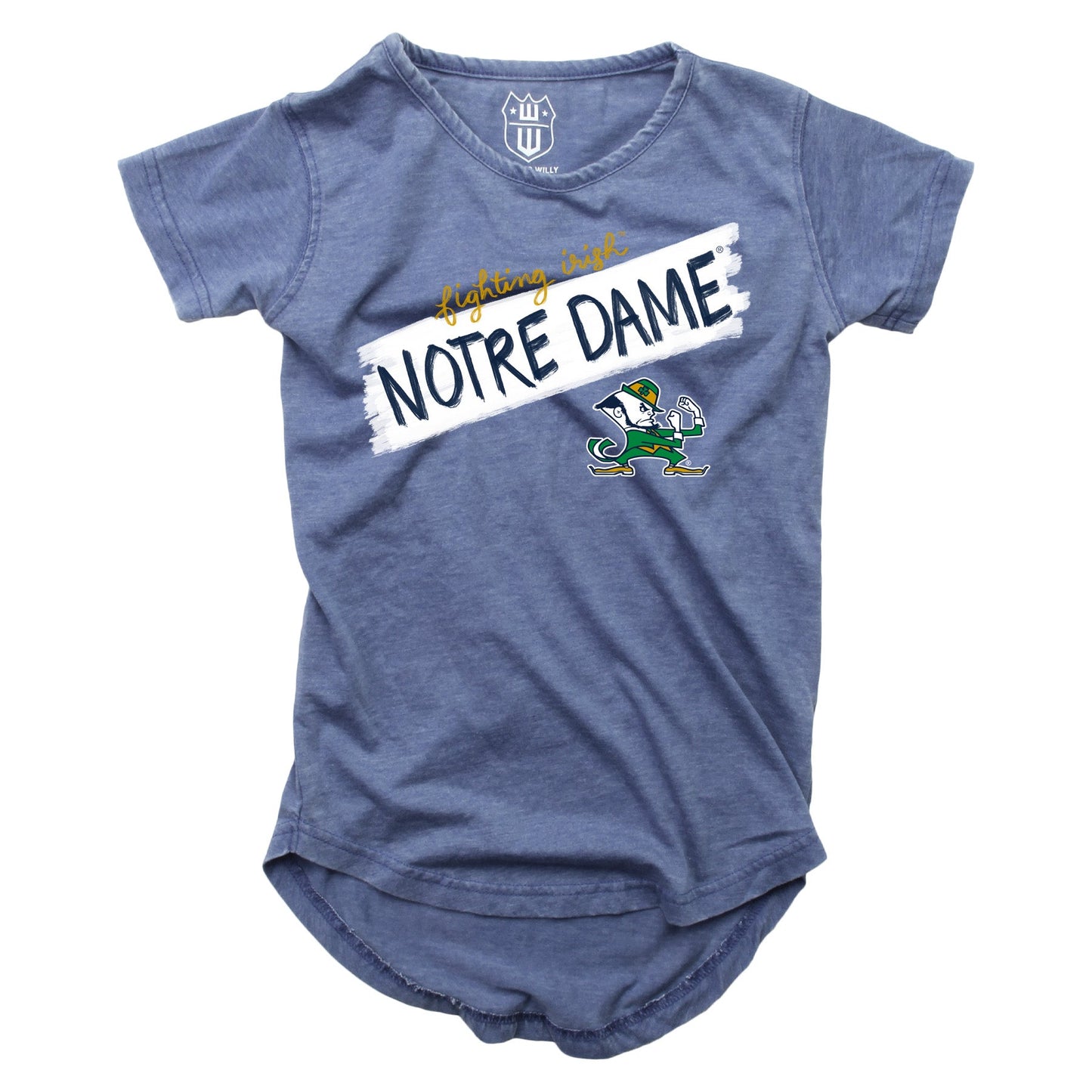 Notre Dame Fighting Irish youth' Burnout High Low Tee