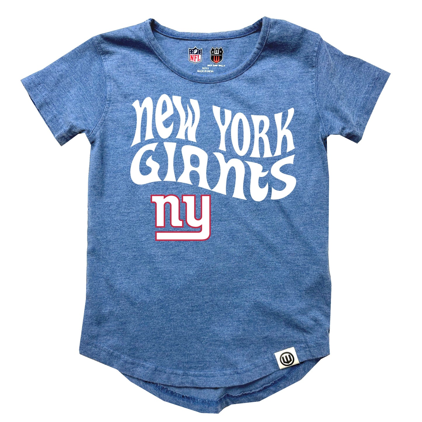 New York Giants NFL Youth Girls Burnout T-Shirt