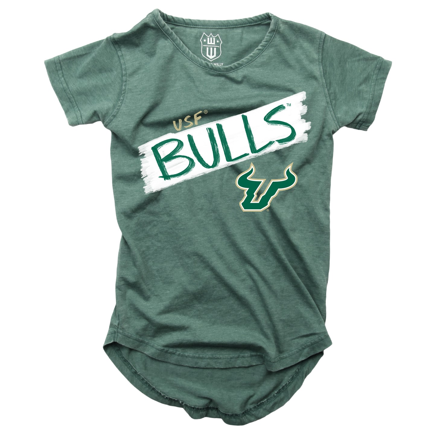 South Florida Bulls NCAA Girls S/S Burnout Tee