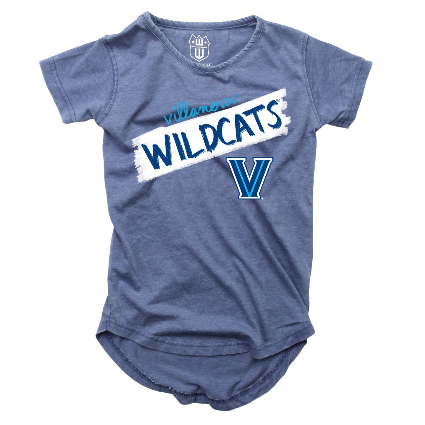 Villanova Wildcats NCAA Girls S/S Burnout Tee