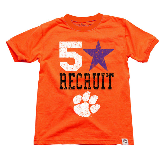 Clemson Tigers  Youth 5 Star Recruit Tee