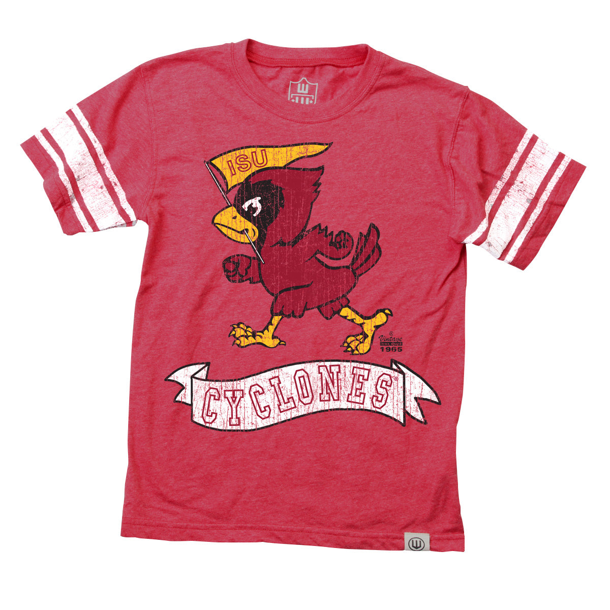 Iowa State Cyclones  Youth Sleeve Stripe Tee