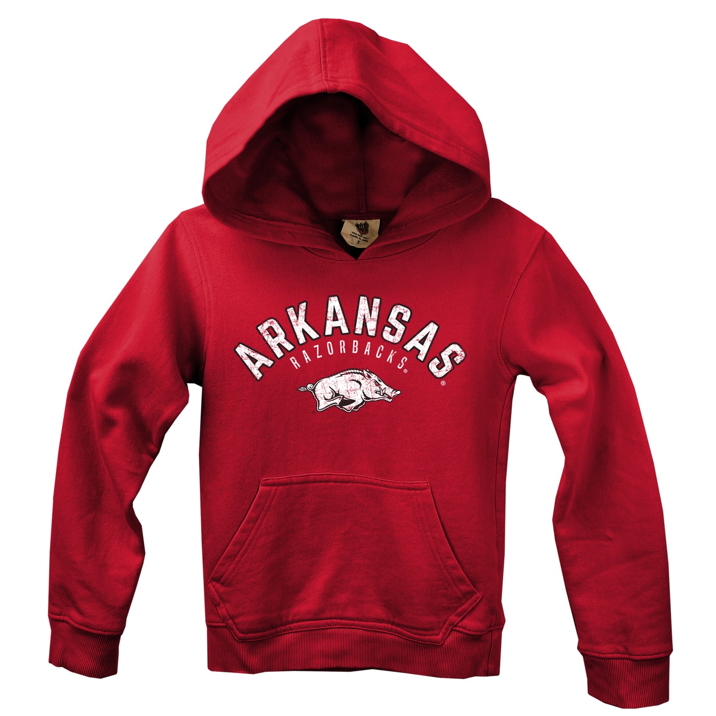 NCAA Kids Fleece Hoodie-Arkansas Razorbacks