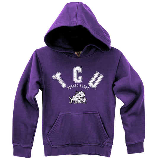 TCU Horned Frogs NCAA Kids Fleece Hoodie