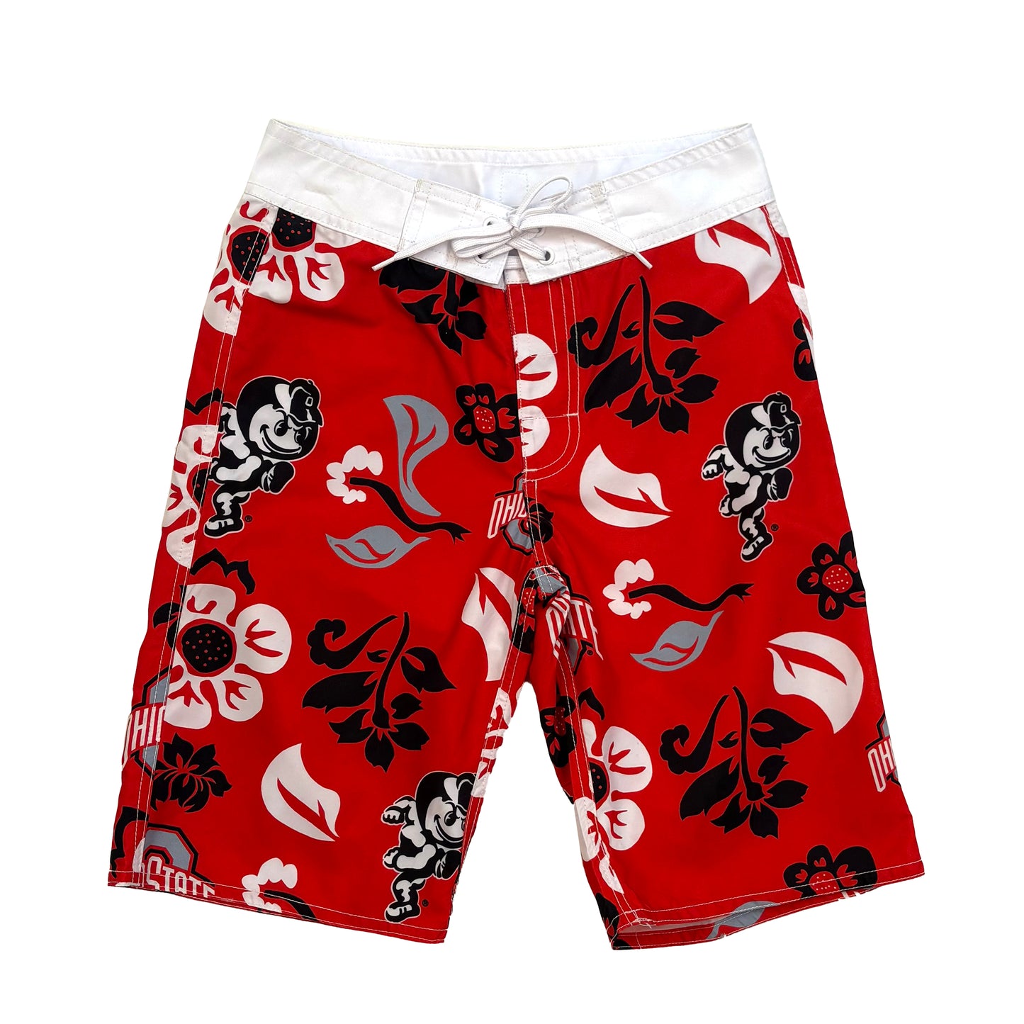 Ohio State Buckeyes Youth Boys Floral Board Shorts