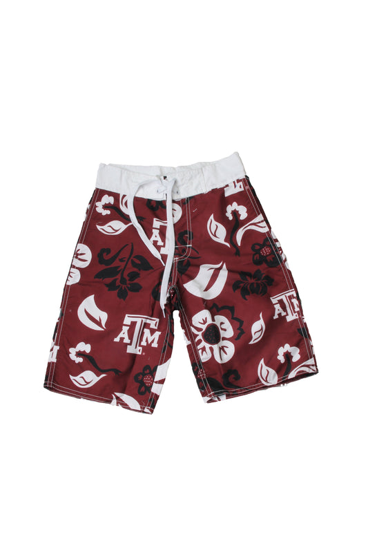 Texas A&M Aggies  Youth Floral Boardshort