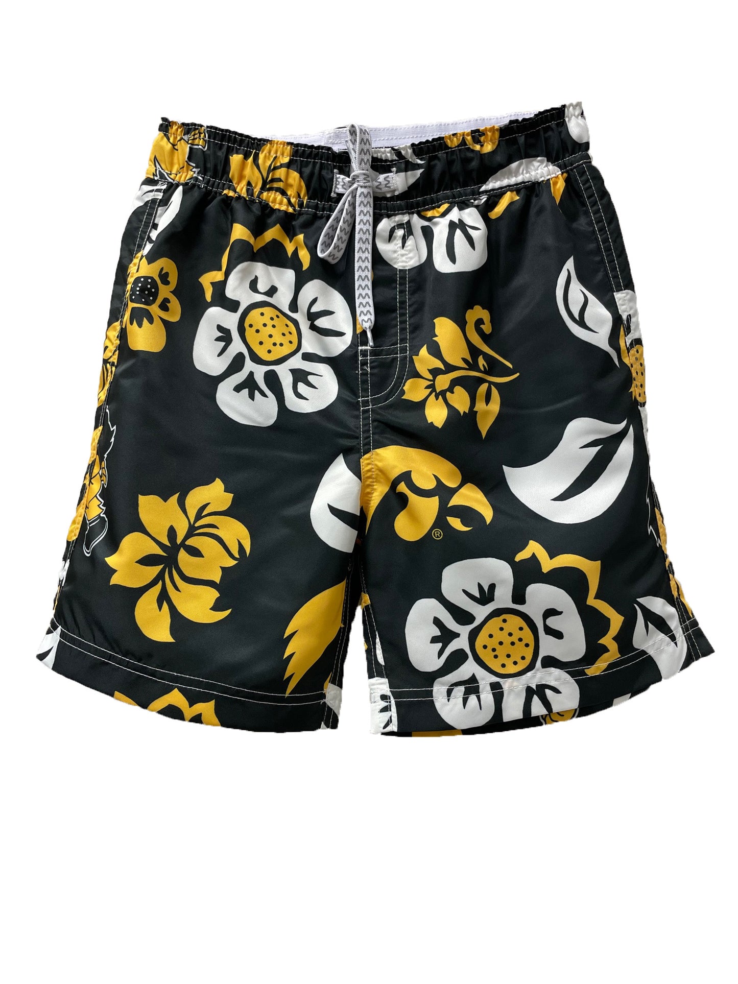 Iowa Hawkeyes Youth Boys Floral Trunks