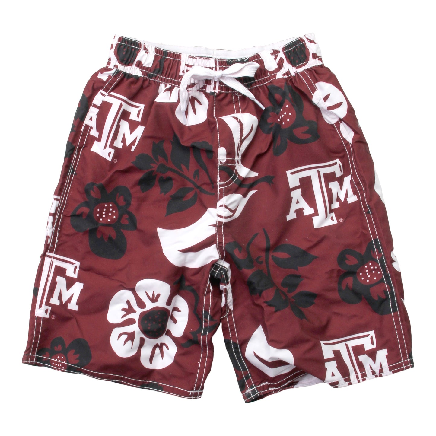 Texas A&M Aggies Youth Boys Floral Swim Trunks