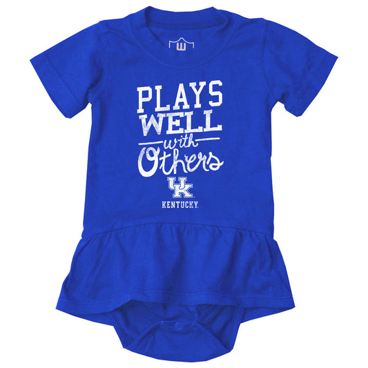 Kentucky Wildcats SS Ruffle Onesie