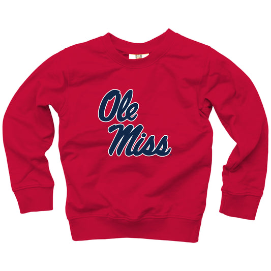 Ole Miss Rebels Youth Fleece Crew