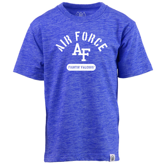 Air Force Falcons NCAA Kids S/S Cloudy Yarn Tee