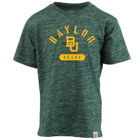 Baylor Bears NCAA Kids S/S Cloudy Yarn Tee