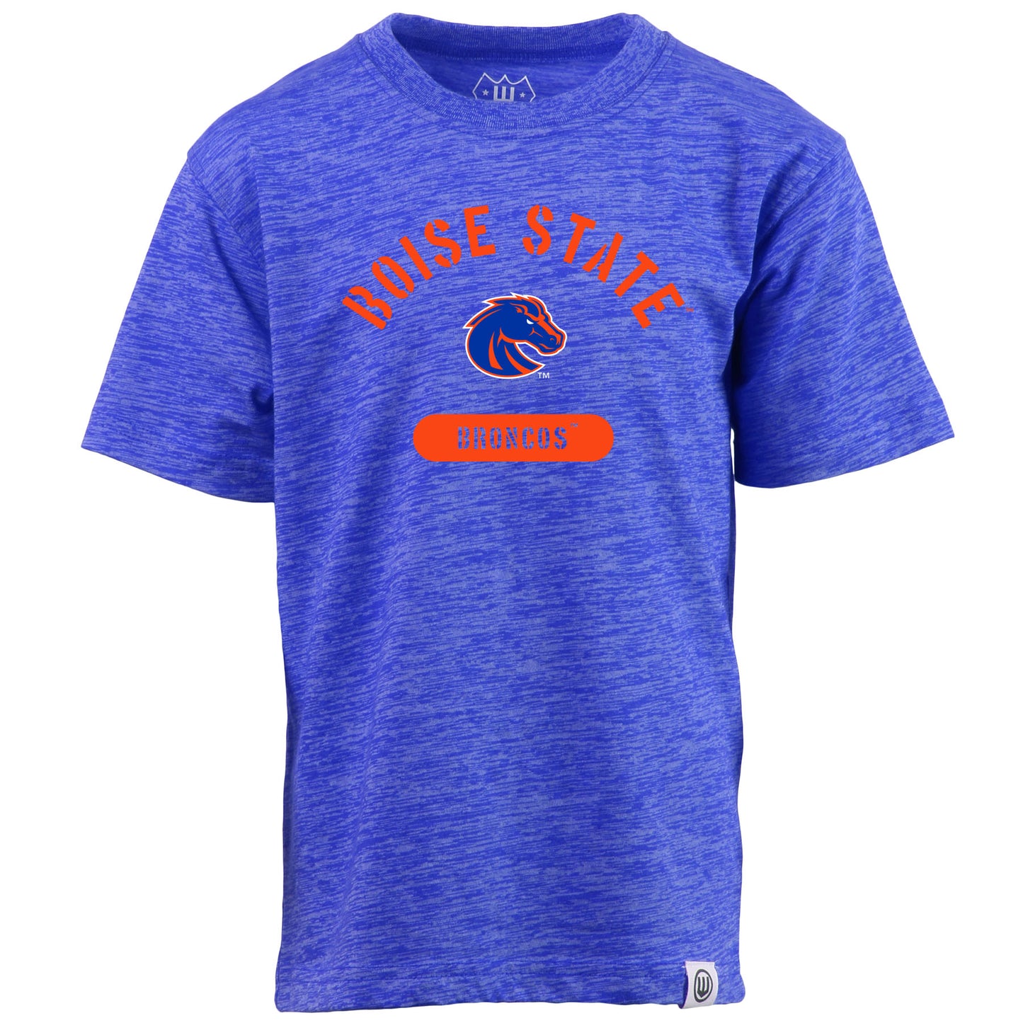 Boise State Broncos NCAA Kids S/S Cloudy Yarn Tee