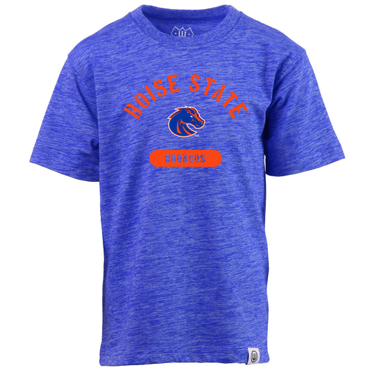 Boise State Broncos NCAA Kids S/S Cloudy Yarn Tee